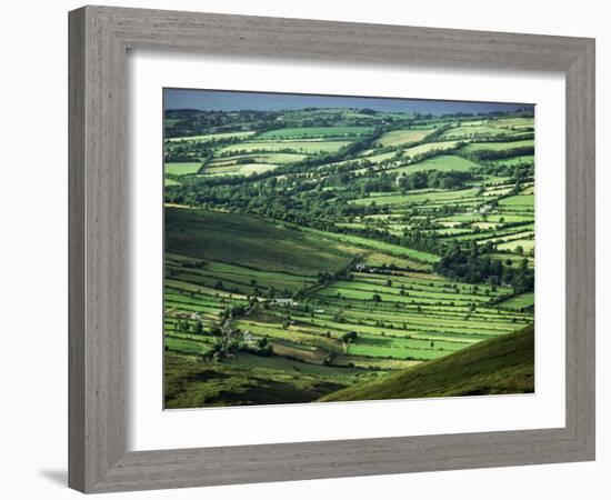 View Towards Lough Derg from Arra Mountains, County Clare, Munster, Republic of Ireland (Eire)-Adam Woolfitt-Framed Photographic Print