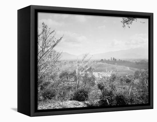 View Towards Position of American Forces from San Juan Hill, Santiago De Cuba, Cuba-null-Framed Stretched Canvas