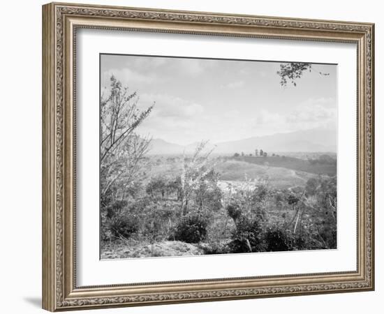 View Towards Position of American Forces from San Juan Hill, Santiago De Cuba, Cuba-null-Framed Photo