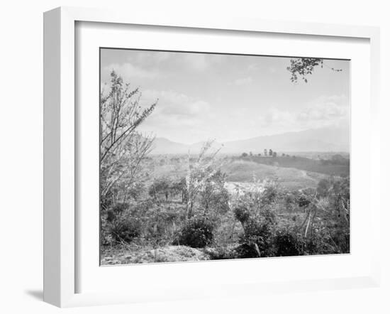 View Towards Position of American Forces from San Juan Hill, Santiago De Cuba, Cuba-null-Framed Photo