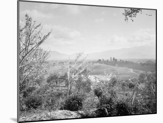 View Towards Position of American Forces from San Juan Hill, Santiago De Cuba, Cuba-null-Mounted Photo