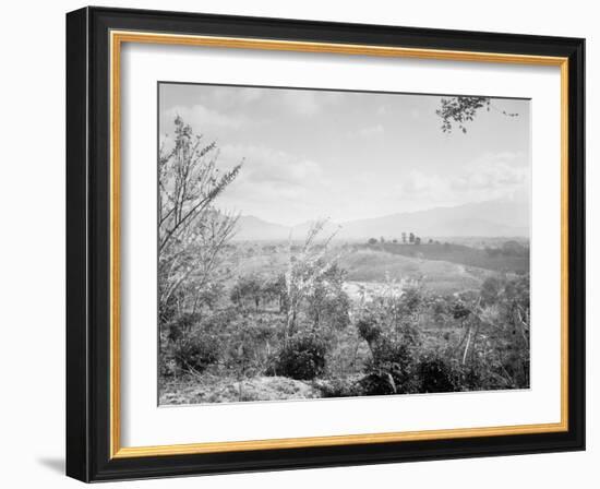 View Towards Position of American Forces from San Juan Hill, Santiago De Cuba, Cuba-null-Framed Photo