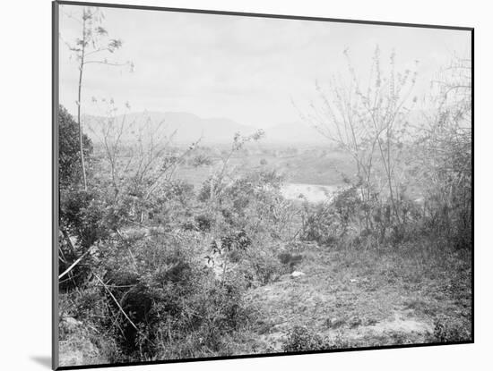 View Towards Position of American Forces from San Juan Hill, Santiago De Cuba, Cuba-null-Mounted Photo