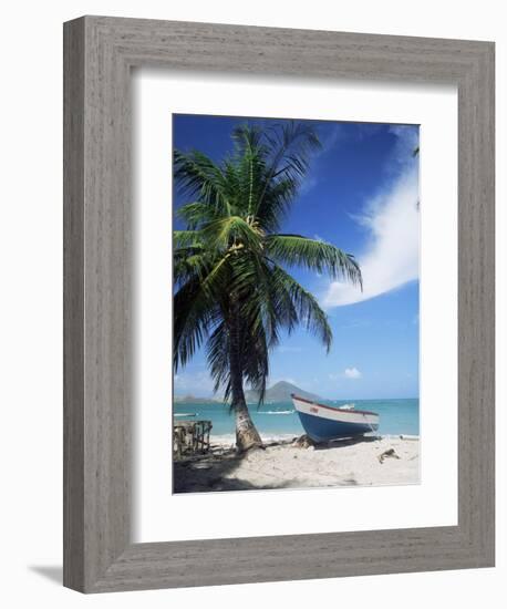 View Towards St. Kitts, Nevis, Leeward Islands, West Indies, Caribbean, Central America-G Richardson-Framed Photographic Print