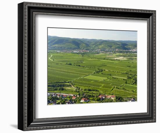 View towards the Danube from Gottweig Abbey, Wachau, Lower Austria-Martin Zwick-Framed Photographic Print