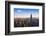 View towards the Empire State Building, Manhattan, New York City, New York, USA-null-Framed Art Print