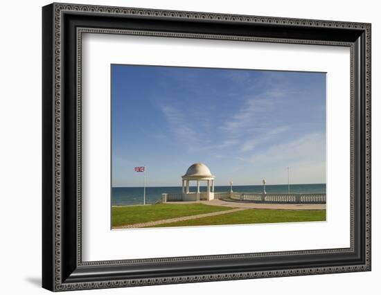 View towards the English Channel from De La Warr Pavilion, Bexhill-on-Sea, East Sussex, England, Un-Tim Winter-Framed Photographic Print