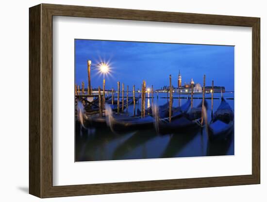 View towards the Island of San Giorgio Maggiore, Venice, UNESCO World Heritage Site, Veneto, Italy,-Hans-Peter Merten-Framed Photographic Print