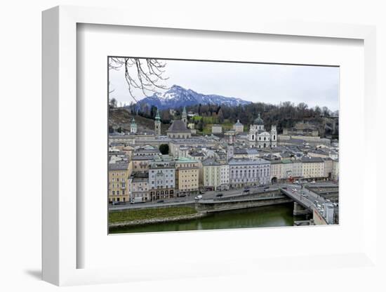 View towards the old town, Salzburg, Austria, Europe-Hans-Peter Merten-Framed Photographic Print