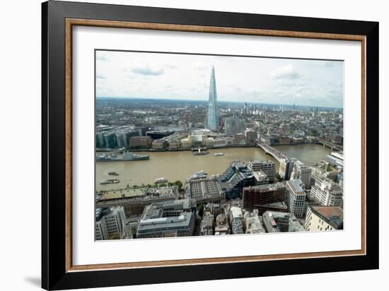 View towards the Shard from the Sky Garden, London, EC3, England, United Kingdom, Europe-Ethel Davies-Framed Photographic Print