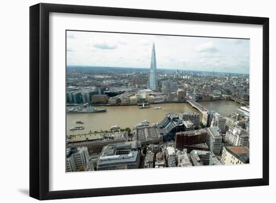 View towards the Shard from the Sky Garden, London, EC3, England, United Kingdom, Europe-Ethel Davies-Framed Photographic Print