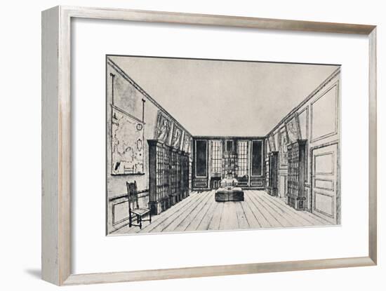 'View Towards the Thames in Samuel Pepys's Library, York Buildings', 1928-Unknown-Framed Giclee Print