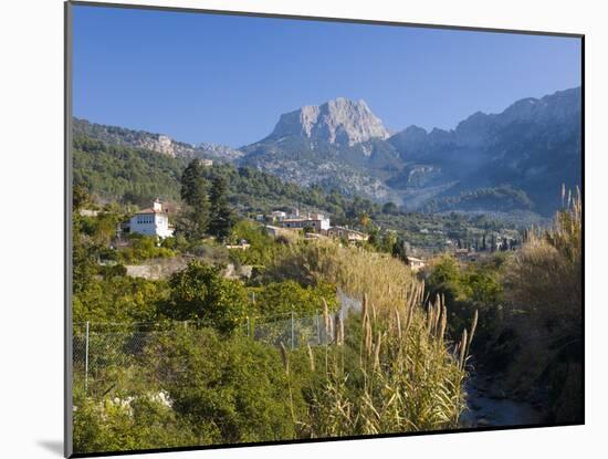 View Up Fertile Valley to Puig Major, the Island's Highest Peak, Soller, Mallorca, Balearic Islands-Ruth Tomlinson-Mounted Photographic Print