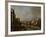 View Up the Grand Canal Toward the Rialto, C.1785-Francesco Guardi-Framed Giclee Print