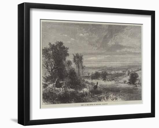 View Up the River at Asuncion, Paraguay-null-Framed Giclee Print