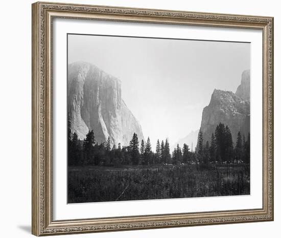 View Up the Valley, Yosemite-Carleton E Watkins-Framed Giclee Print