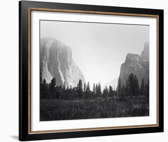 View Up the Valley, Yosemite-Carleton E Watkins-Framed Giclee Print