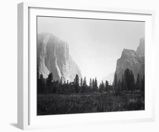 View Up the Valley, Yosemite-Carleton E Watkins-Framed Giclee Print