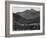 View With Trees In Foreground Barren Mountains In Bkgd "In Rocky Mountain NP" Colorado 1933-1942-Ansel Adams-Framed Art Print