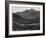 View With Trees In Foreground Barren Mountains In Bkgd "In Rocky Mountain NP" Colorado 1933-1942-Ansel Adams-Framed Art Print