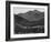View With Trees In Foreground Barren Mountains In Bkgd "In Rocky Mountain NP" Colorado 1933-1942-Ansel Adams-Framed Art Print