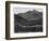 View With Trees In Foreground Barren Mountains In Bkgd "In Rocky Mountain NP" Colorado 1933-1942-Ansel Adams-Framed Art Print