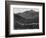 View With Trees In Foreground Barren Mountains In Bkgd "In Rocky Mountain NP" Colorado 1933-1942-Ansel Adams-Framed Art Print