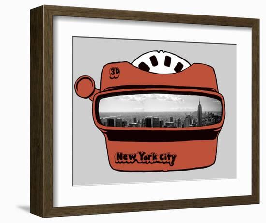 Viewmaster-Urban Cricket-Framed Art Print