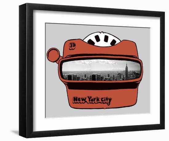 Viewmaster-Urban Cricket-Framed Art Print