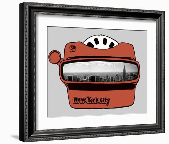 Viewmaster-Urban Cricket-Framed Art Print