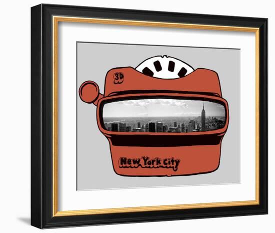 Viewmaster-Urban Cricket-Framed Art Print