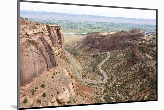 Viewpoint over Book Cliffs and Grand Valley, Colorado NM, Colorado-Trish Drury-Mounted Photographic Print