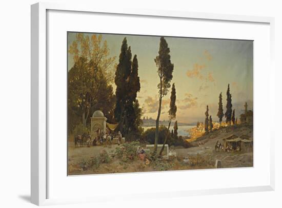 Views across the Bosphorus, Constantinople-Hermann David Salomon Corrodi-Framed Giclee Print