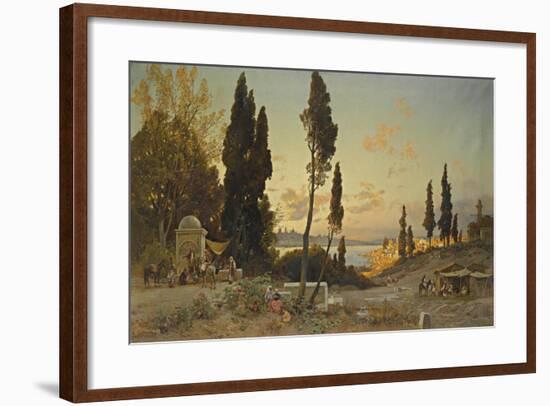 Views across the Bosphorus, Constantinople-Hermann David Salomon Corrodi-Framed Giclee Print