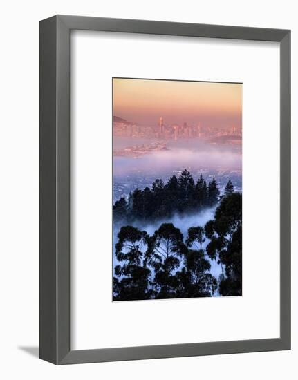 Views Epic Fog Bau Area Hills San Francisco Skyline Morning Light-Vincent James-Framed Photographic Print