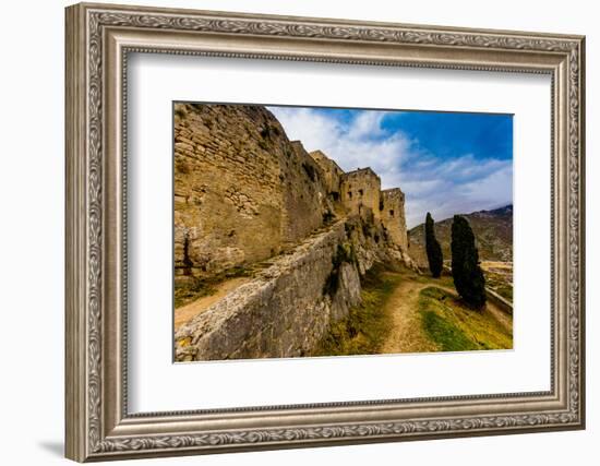 Views from the Fortress of Klis, where Game of Thrones was filmed, Croatia, Europe-Laura Grier-Framed Premium Photographic Print