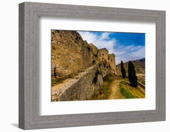 Views from the Fortress of Klis, where Game of Thrones was filmed, Croatia, Europe-Laura Grier-Framed Premium Photographic Print