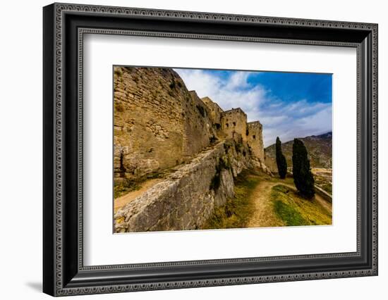 Views from the Fortress of Klis, where Game of Thrones was filmed, Croatia, Europe-Laura Grier-Framed Premium Photographic Print