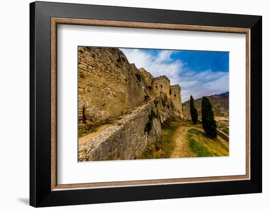 Views from the Fortress of Klis, where Game of Thrones was filmed, Croatia, Europe-Laura Grier-Framed Photographic Print