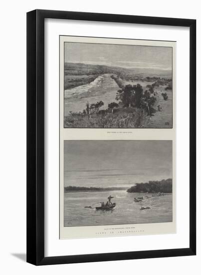 Views in Amatongaland-Charles Auguste Loye-Framed Giclee Print