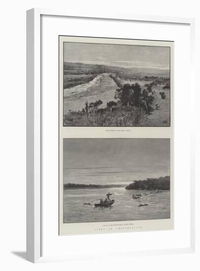 Views in Amatongaland-Charles Auguste Loye-Framed Giclee Print
