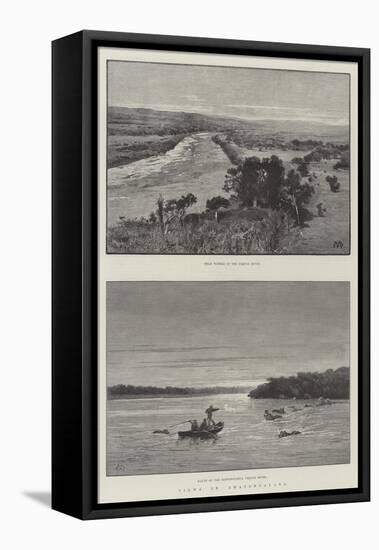 Views in Amatongaland-Charles Auguste Loye-Framed Premier Image Canvas