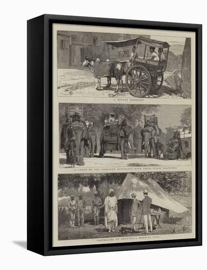 Views in India-Alfred Chantrey Corbould-Framed Premier Image Canvas