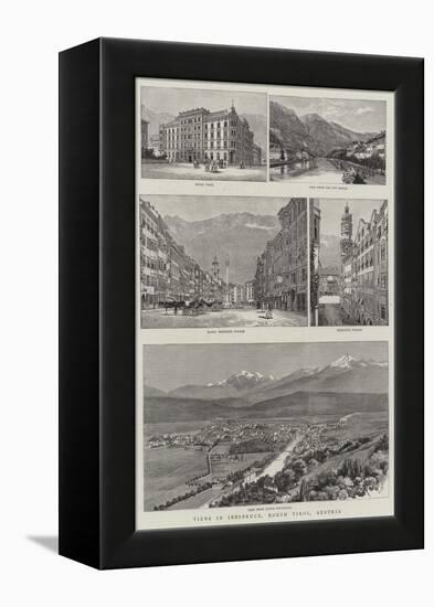 Views in Innsbruck, North Tirol, Austria-null-Framed Premier Image Canvas