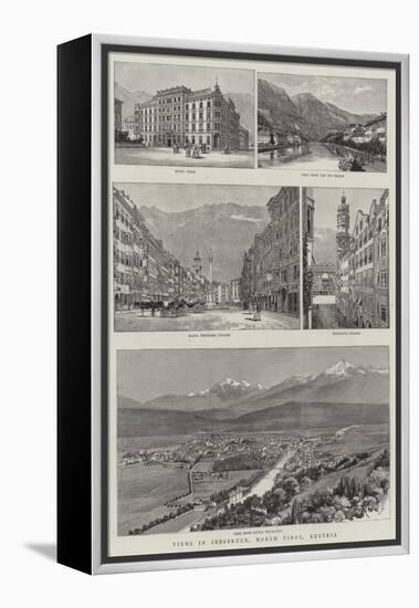 Views in Innsbruck, North Tirol, Austria-null-Framed Premier Image Canvas