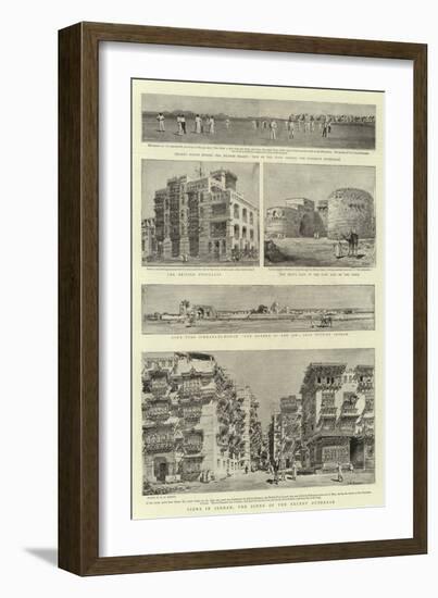 Views in Jeddah, the Scene of the Recent Outbreak-Henry William Brewer-Framed Giclee Print