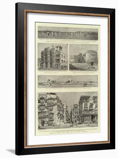 Views in Jeddah, the Scene of the Recent Outbreak-Henry William Brewer-Framed Giclee Print