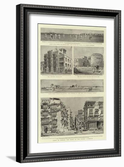 Views in Jeddah, the Scene of the Recent Outbreak-Henry William Brewer-Framed Giclee Print