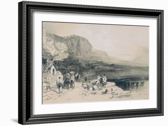 Views in Rome and its Environs': View of Norba-Edward Lear-Framed Giclee Print