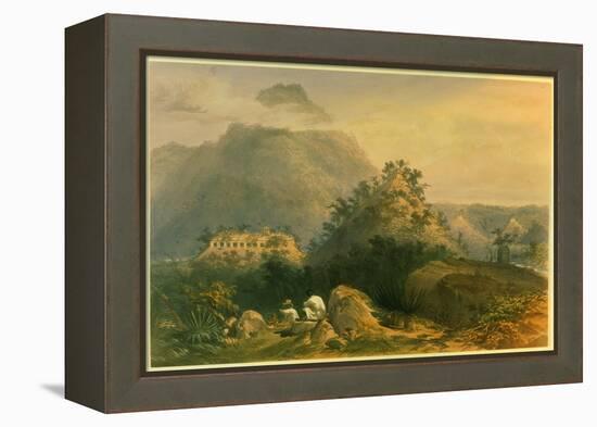 Views of Ancient Monuments in Palenque, Illustration from 'Incidents of Travel in Central…-Frederick Catherwood-Framed Premier Image Canvas